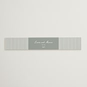 "signature monogram" - Belly Bands in Sage by Sara Hicks Malone - Front