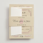 "Modern Fairy Tale" - Belly Bands in Linen by Helena Vitto - Assembled with Invitation