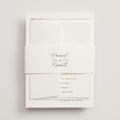 "Scripted Elegance" - Belly Bands in Linen by Ana de Sousa - Assembled with Invitation