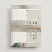 "Sunset Waves" - Belly Bands in Marine by Nicoletta Savod - Assembled with Invitation
