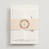 "New Blossoms" - Belly Bands in Peach by Olivia Raufman - Assembled with Invitation