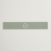 "Simple Crest" - Belly Bands in Sage by Kristen Smith - Front