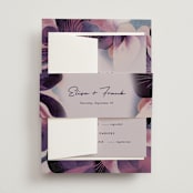 "Elisa" - Belly Bands in Orchid by Simona Camp - Assembled with Invitation