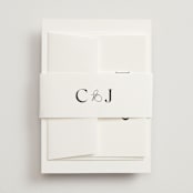 "CELINE" - Belly Bands in Opal by Melanie Kosuge - Assembled with Invitation