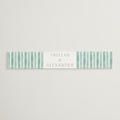"Tidal Stripe" - Belly Bands in Sky by Katharine Watson - Front