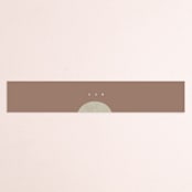"Minimalist Shapes" - Belly Bands in Natural by Heather Cairl - Front