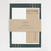 "Simply Modern" - Belly Bands in Jade by Something Noir - Assembled with Invitation