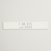 "Bold Union" - Belly Bands in Cloud by Everett Paper Goods - Front