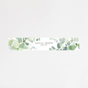 "Soft Eucalyptus" - Belly Bands in Garden by Yao Cheng Design - Front