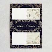 "Wedding Enchantment" - Belly Bands in Midnight by Chris Griffith - Assembled with Invitation
