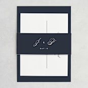 "Flawless" - Belly Bands in Midnight by Kimberly FitzSimons - Assembled with Invitation
