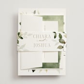 "Lovely" - Belly Bands in Moss by Petra Kern - Assembled with Invitation