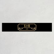 "Inked" - Belly Bands in Honey Bee by GeekInk Design - Front