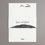 "blithe" - Belly Bands in Charcoal by Design Lotus - Assembled with Invitation