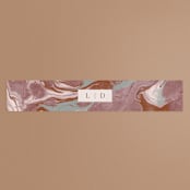"Jasper" - Belly Bands in Sandstone by Everett Paper Goods - Front