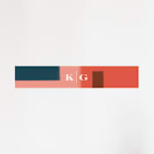 "painted colorblock" - Belly Bands in Poppy by Angela Marzuki - Front