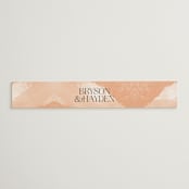 "Swept" - Belly Bands in Blush by Snow and Ivy - Front