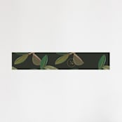 "Powder Room Florals" - Belly Bands in Cream by Ariel Rutland - Front