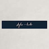 "Funky Names" - Belly Bands in Navy by Phrosné Barwood - Front