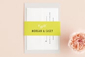 "minimally chic" - Belly Bands in Lemon by lena barakat - Assembled with Invitation