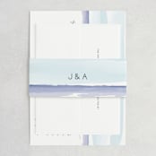 "Set Sail" - Belly Bands in Mediterranean by Sarah Brown - Assembled with Invitation