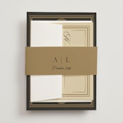 "Arabesque" - Belly Bands in Obsidian by Robert and Stella - Assembled with Invitation