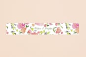 "Watercolor Floral" - Belly Bands in Olive by Yao Cheng Design - Front