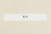 "The Minimalist" - Belly Bands in Pearl by Kelly Schmidt - Front