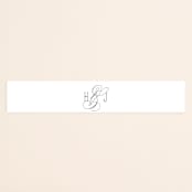 "Scripted Ampersand" - Belly Bands in Midnight by Roxy Cervantes - Front