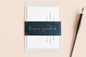 "tiny dots" - Belly Bands in Sapphire by Erin Deegan - Assembled with Invitation