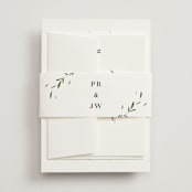 "Adorned Ampersand" - Belly Bands in Cotton by Jennifer Postorino - Assembled with Invitation