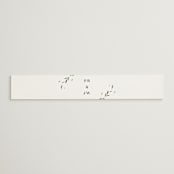 "Adorned Ampersand" - Belly Bands in Cotton by Jennifer Postorino - Front