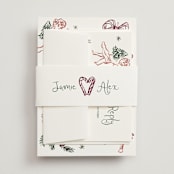 "Holidays ink doodles" - Belly Bands in Enchanted Holiday by Cass Loh - Assembled with Invitation