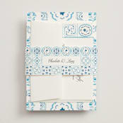 "Almafi" - Belly Bands in Cerulean by Itsy Belle Studio - Assembled with Invitation