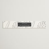 "Crescendo" - Belly Bands in Snow by Griffinbell Paper Co. - Front