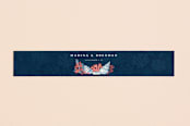 "Deep Blue" - Belly Bands in Deep Blue by Paper Sun Studio - Front