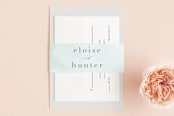 "Caliza" - Belly Bands in Seafoam by Lauren Chism - Assembled with Invitation
