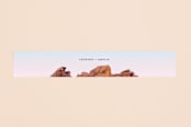 "Desert Rocks" - Belly Bands in Sunset by Owl and Toad - Front