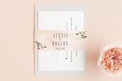 "Diamond Blush" - Belly Bands in Rose by Susan Moyal - Assembled with Invitation