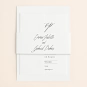 "Opulence" - Belly Bands in Snow Caps by Design Lotus - Assembled with Invitation