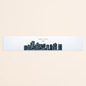 "Big City - Boston" - Belly Bands in Pale blue by Hooray Creative - Front