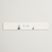 "On the Slopes" - Belly Bands in Fog by Mere Paper - Front