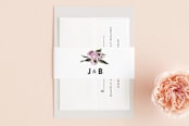 "Peony" - Belly Bands in Ice Mist by Cass Loh - Assembled with Invitation