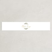 "Summer Love" - Belly Bands in Sunflower by Wildfield Paper Co - Front