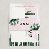 "Cacti" - Belly Bands in Rose Crystal by Cass Loh - Front