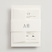 "Hepburn" - Belly Bands in Tuxedo by Megan Davis - Assembled with Invitation
