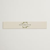 "Rustic Love" - Belly Bands in Parchment by GeekInk Design - Front