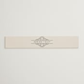 "Deco Nouveau" - Belly Bands in Cream by GeekInk Design - Front