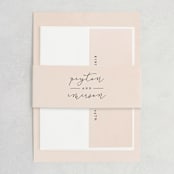 "Simply Perfect" - Belly Bands in Blush by Brianne Larsen - Assembled with Invitation
