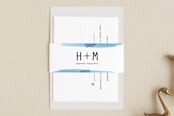 "Modern Water" - Belly Bands in Celestial by Olivia Raufman - Assembled with Invitation